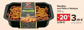 Carrefour Express Noodles con Pollo e Verdure offerta