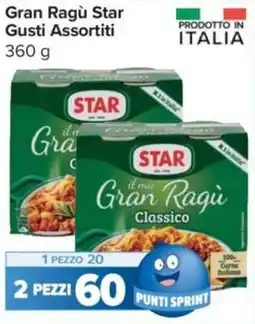 Carrefour Express Gran Ragù Star offerta