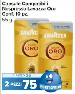 Carrefour Express Capsule Compatibili Nespresso Lavazza Oro offerta