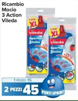 Carrefour Express Ricambio Mocio 3 Action Vileda offerta