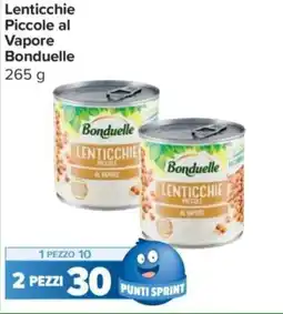 Carrefour Express Lenticchie Piccole al Vapore Bonduelle offerta