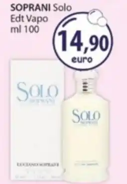 Acqua & Sapone SOPRANI Solo Edt Vapo offerta