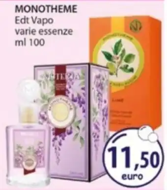 Acqua & Sapone MONOTHEME Edt Vapo varie essenze offerta