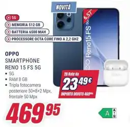 Trony OPPO SMARTPHONE RENO 15 FS 5G offerta