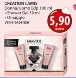 Acqua & Sapone CREATION LAMIS Donna/Uomo Edp +Shower Gel offerta