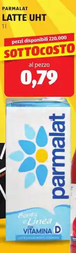 ALDI Parmalat latte uht offerta
