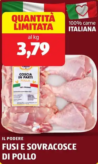 ALDI Il podere fusi e sovracosce di pollo offerta