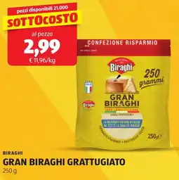 ALDI Biraghi gran biraghi grattugiato offerta
