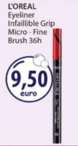 Acqua & Sapone L'OREAL Eyeliner Infaillible Grip Micro-Fine Brush 36h offerta