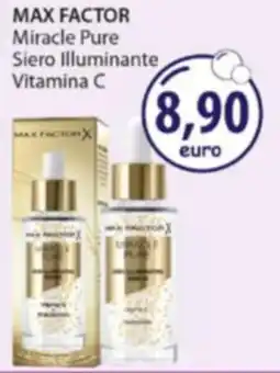 Acqua & Sapone MAX FACTOR Miracle Pure Siero Illuminante, Vitamina C offerta