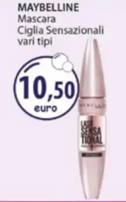 Acqua & Sapone MAYBELLINE Mascara Ciglia Sensazionali offerta
