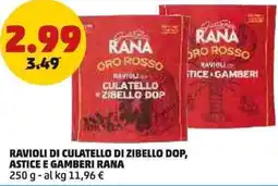 PENNY Ravioli di culatello di zibello dop, astice e gamberi RANA offerta