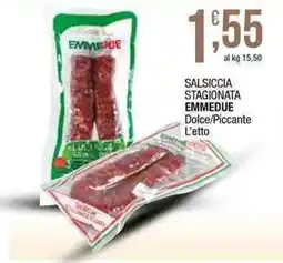 Sidis Salsiccia stagionata emmedue dolce/piccante offerta
