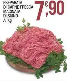 Sidis Preparata di carne fresca macinata di suino offerta