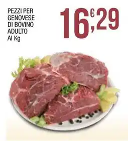 Sidis Pezzi per genovese di bovino adulto offerta