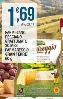 Sidis Parmigiano reggiano grattugiato 30 mesi parmareggio GRAN TERRE offerta