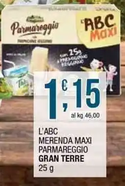 Sidis L'abc merenda maxi parmareggio GRAN TERRE offerta