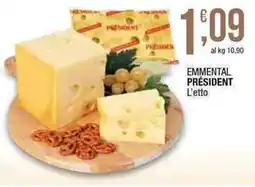 Sidis Emmental PRÉSIDENT offerta