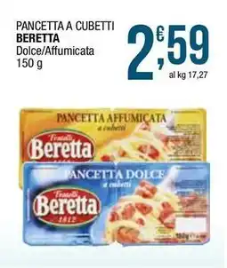 Sidis Pancetta a cubetti beretta dolce/affumicata offerta