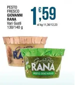 Sidis Pesto fresco GIOVANNI RANA offerta