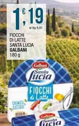 Sidis Fiocchi di latte santa lucia GALBANI offerta