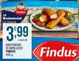 Sidis Bastoncini di merluzzo FINDUS offerta