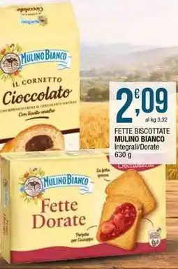 Sidis Fette biscottate mulino bianco integrali/dorate offerta