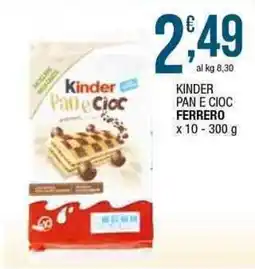 Sidis Kinder pan e cioc FERRERO offerta