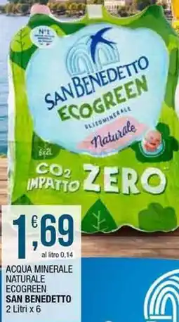 Sidis Acqua minerale naturale ecogreen SAN BENEDETTO offerta