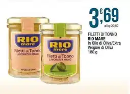 Sidis Filetti di tonno rio mare in olio di oliva/extra vergine di oliva offerta