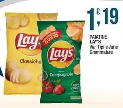 Sidis Patatine LAY'S offerta