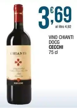 Sidis Vino chianti docg CECCHI offerta