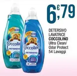 Sidis Detersivo lavatrice coccolino ultra clean/ odor protect offerta