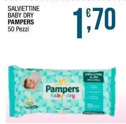 Sidis Salviettine baby dry PAMPERS offerta