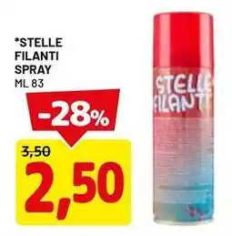 DPiù Stelle filanti spray offerta