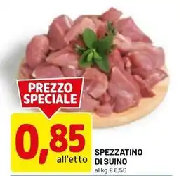 DPiù Spezzatino di suino offerta