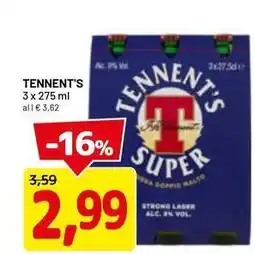 DPiù Tennent's offerta