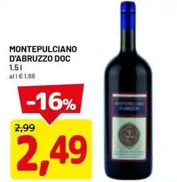 DPiù Montepulciano d'abruzzo doc offerta