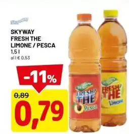 DPiù Skyway fresh the limone / pesca offerta