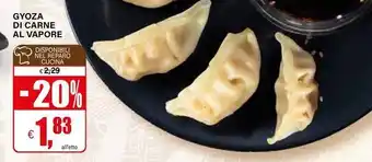 Gyoza di carne al vapore