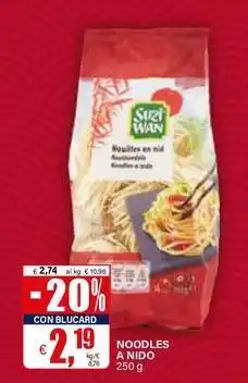Il Gigante Suzi wan noodles a nido offerta
