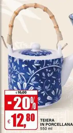 Il Gigante Teiera in porcellana offerta