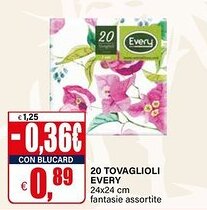 Il Gigante 20 tovaglioli every offerta