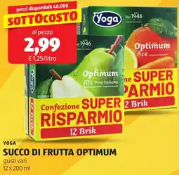 ALDI Yoga succo di frutta optimum offerta