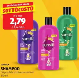 ALDI Sunsilk shampoo offerta
