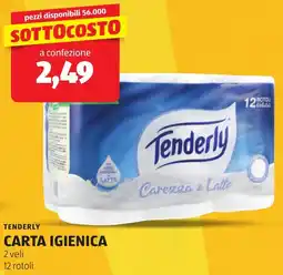 ALDI Tenderly carta igienica offerta