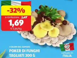 ALDI I colori del sapore poker di funghi tagliati offerta