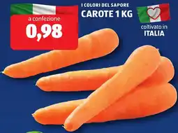 ALDI I colori del sapore carote offerta