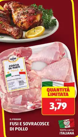 ALDI Il podere fusi e sovracosce di pollo offerta