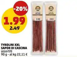PENNY Tyrolini xxl SAPOR DI CASCINA offerta